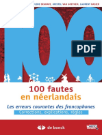 100 Fautes en Néerlandais