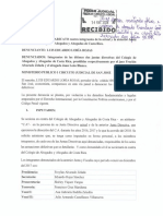 [TEXTO COMPLETO] #DenunciaPenal contra miembros de últimas dos Juntas Directivas del Colegio de Abogados y Abogadas de Costa Rica por caso de Premio #AbogadoDistinguido2016