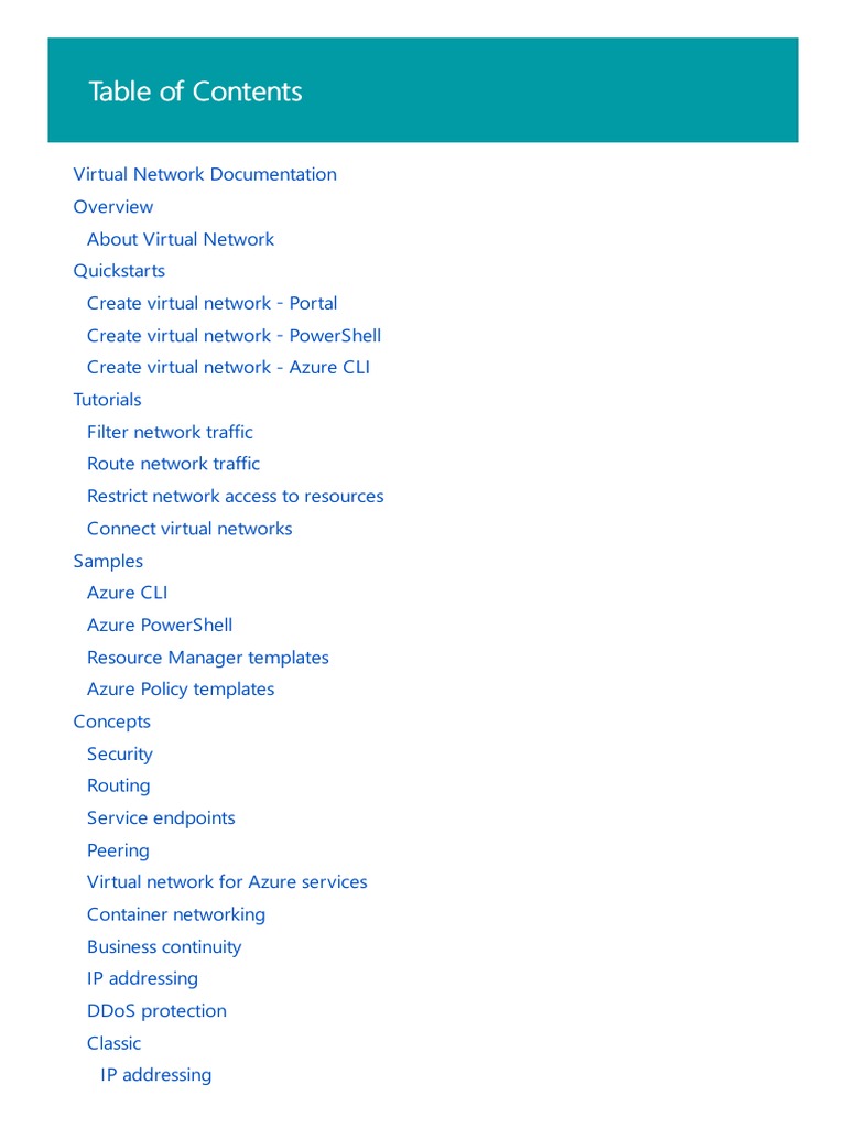 Azure Virtual Network Pdf Virtual Private Network Virtual Machine