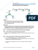 1.1.1.2 Packet Tracer - Test Connectivity With Traceroute