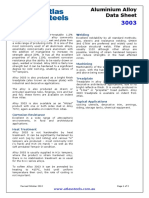 Atlas Aluminium Datasheet 3003 Rev Oct 2013