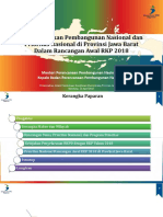 Arah Kebijakan Nasional Dan Prioritas JABAR Rancangan Awal RKP 2018 - V01