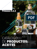 Catálogo Aceites