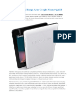 Spesifikasi Dan Harga Asus Google Nexus7 32GB White Edition