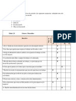 Encuesta de Satisfaccion Laboral