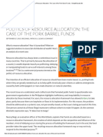 Politics of Resource Allocation_ the Case of the Pork Barrel Funds - SimplyEducate.me