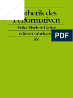 FISCHER-LICHTE - Aesthetik Des Performativen