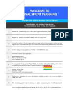 November Final Sprint Planning
