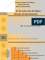 Plan de Recolección de Datos-Diseño de Instrumentos