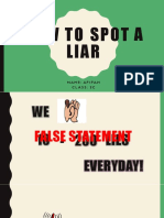 How To Spot A Liar