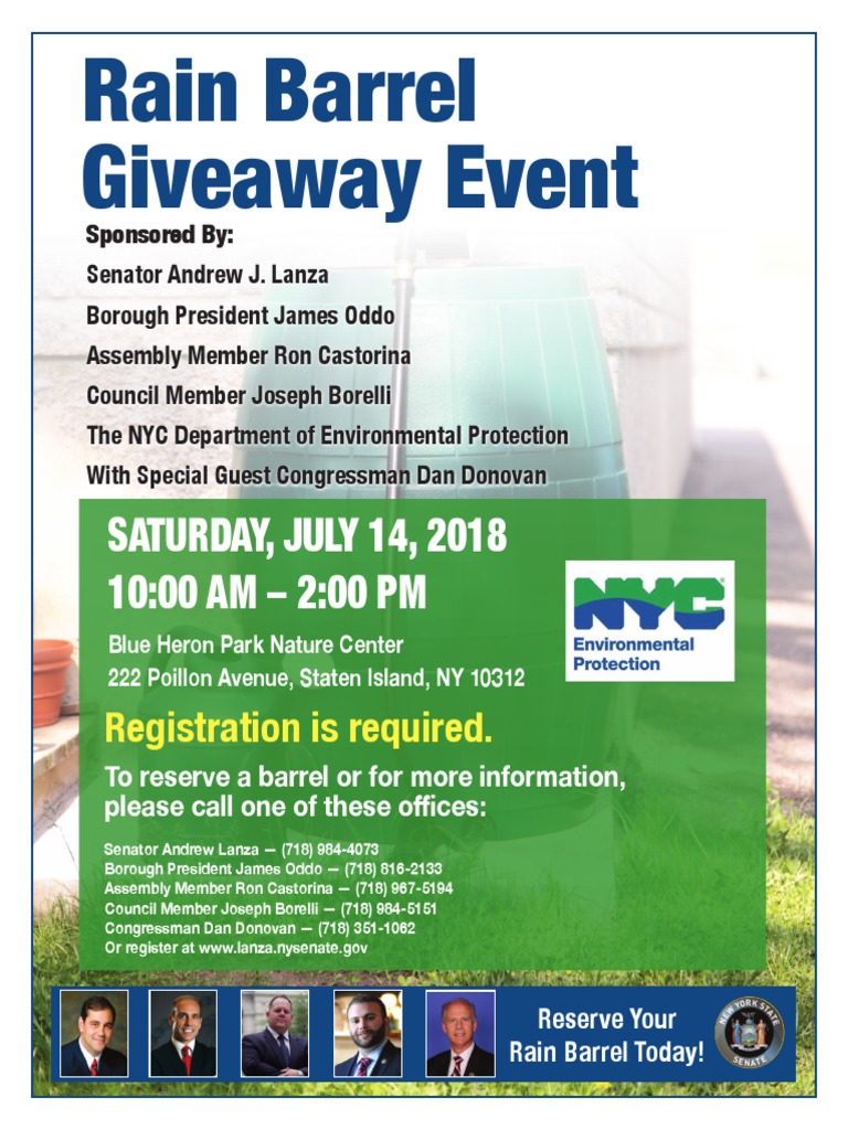 Rain Barrel Giveaway Event 2018 PDF