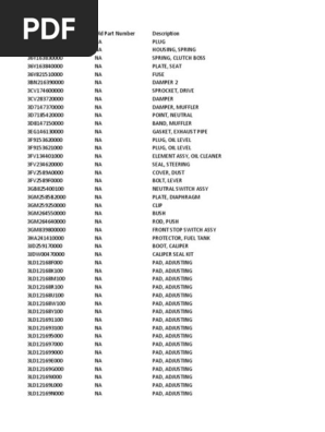 Price List | PDF | Screw | Piston