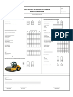 Check List Rodillo Compactador 2016