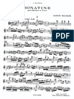 Milhaud - Sonatine For Oboe and Piano PDF