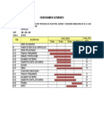 Cronograma de Actividades Expediente DK