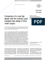 Comparison of a new flap design with the routinely used triangular flap design in third molar surgery.pdf