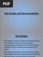 Test Design and Documentation