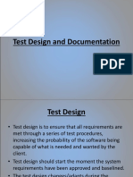 Test Design Documentation Guide