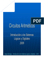 Tema 8 Circuitos Aritmeticos 2009