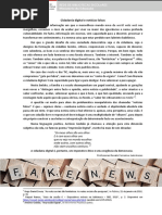 Cidadania Digital e Notícias Falsas