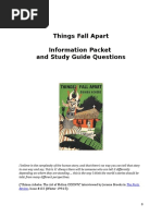 Things Fall Apart Information Packet and Study Guide Questions