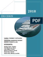 CRUCEROS Hoteleria y TurismO