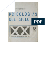 Heidbreder - Psicologia Del Siglo XX - Cap - La Psicologia Precientifica