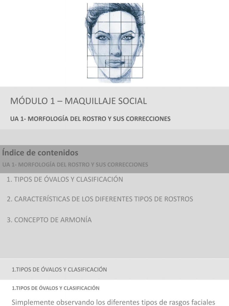 Morfología Del Rostro y Sus Correcciones | PDF | Armonía | Belleza