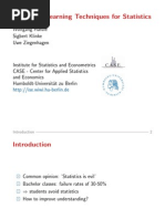 Download Modern e-Learning Techniques for Statistics by Uwe Ziegenhagen SN3794275 doc pdf