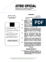 Decretos y resoluciones del Ejecutivo en el Registro Oficial 703