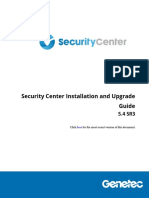 En - Security Center Installation and Upgrade Guide 5.4 SR3