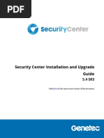 En - Security Center Installation and Upgrade Guide 5.4 SR3