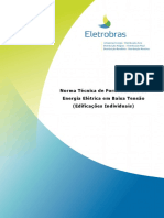 Norma Técnica de Fornecimento de Energia Elétrica em Baixa Tensão (Edificações Individuais) - NDEE02 Rev 00 PDF