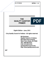 The Quality Auditor Primer