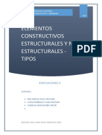 Elementos Constructivos Estructurales y No Estructurales