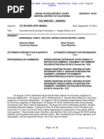 Download Order Denying Summary Judgment in SEC v Mozilo by DealBook SN37943819 doc pdf
