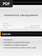 Practical Mysql Indexing Guidelines