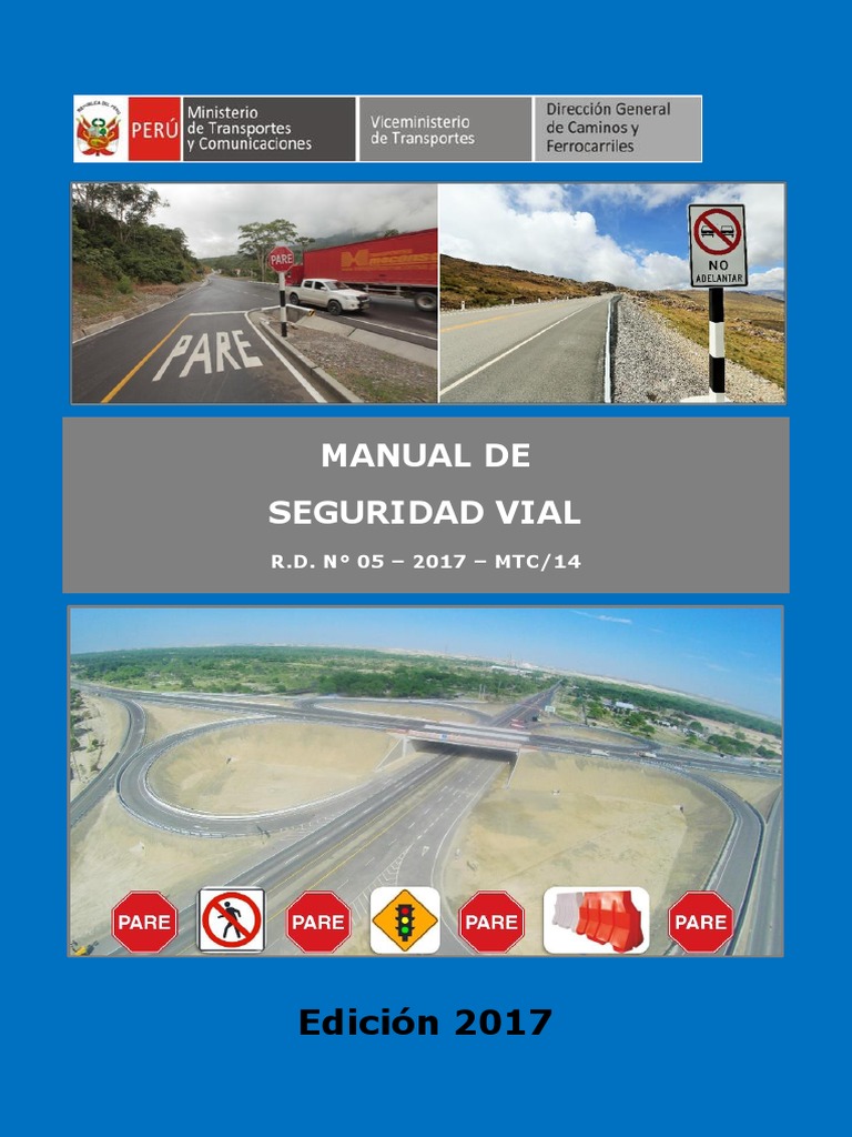 Manual Seguridad Vial Pdf La Carretera Planificación