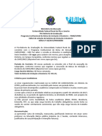 Edital Pibid PDF