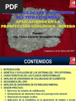 3 PPT Geoquímica de Los Sistemas Epitermales - Arequipa Marzo 2017