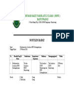 Notulen Sosialisasi BPJS Ketenagakerjaan