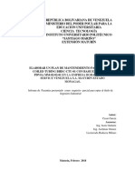 Pasantias Mirna ELABORAR UN PLAN DE MANTENIMIENTO PARA LA UNIDAD COILED TUBING BHDC-CTU-01 CON BASE EN LA NORMA  PDVSA MM-02-02-01 EN LA EMPRESA BOHAI DRILLING  SERVICE VENEZUELA S.A. MATURÍN ESTADO  MONAGAS.