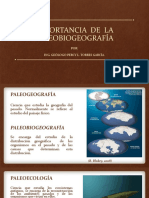 Importancia de La Paleobiografía - Ing Percy Torres