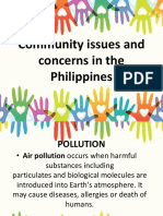 Community Issues and Concerns in The Philippines