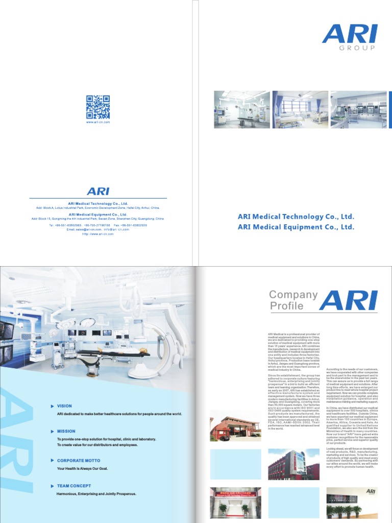 ARI Medical Equipment Solutions Overview | PDF | Breathing | Medicine