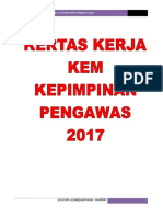 Kertas Kerja Kursus Kepimpinan 2017