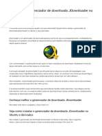 Instalando o Gerenciador de Downloads JDownloader