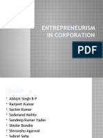 Entrepreneur Ism in Corporation