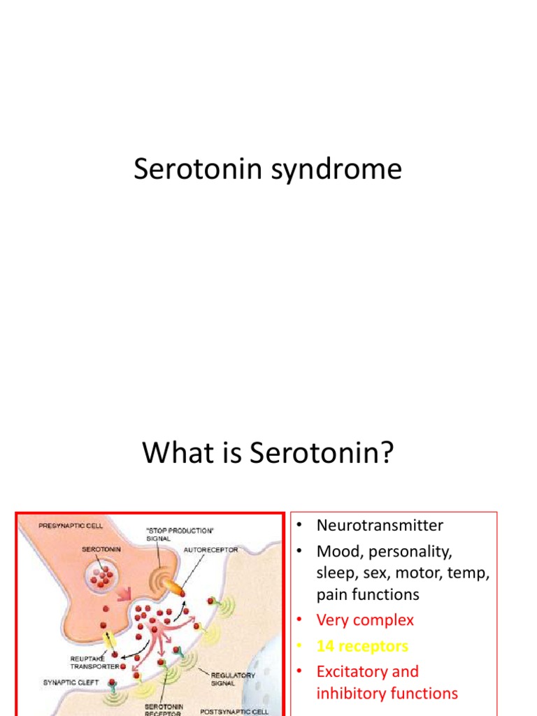 Serotonin Syndrome | PDF | Psychoactive Drugs | Clinical Medicine