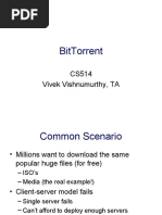 Bittorrent: Cs514 Vivek Vishnumurthy, Ta